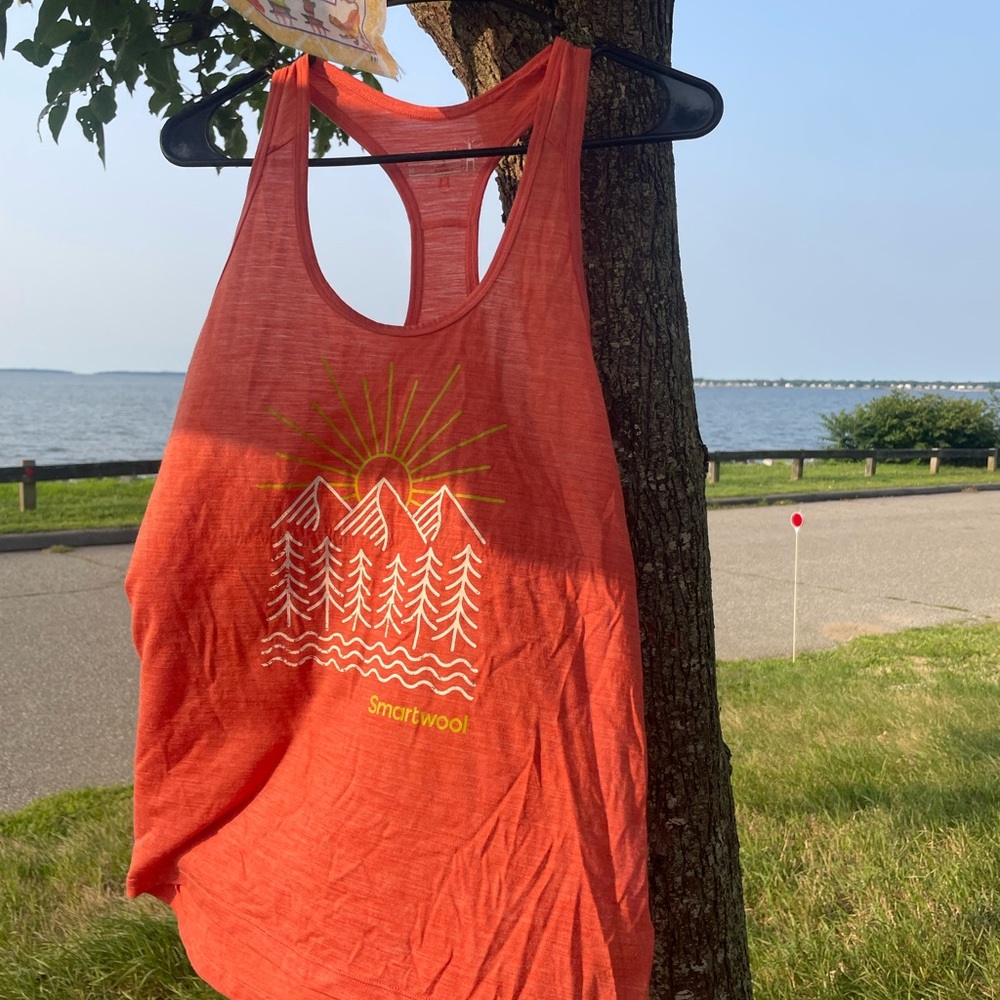 Smartwool Sunset Orange Tank Top